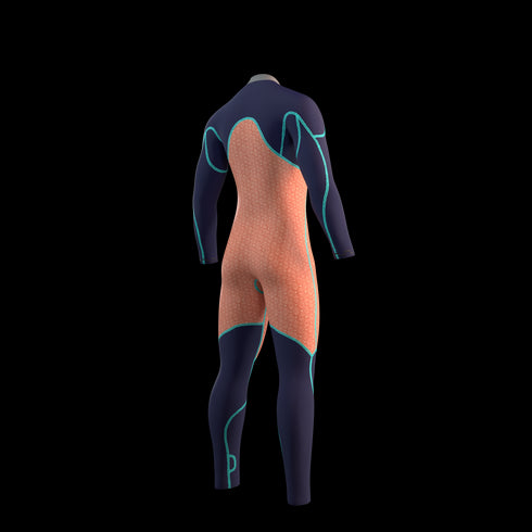 Mystic - Majestic Fullsuit 5/4mm Fzip - Navy